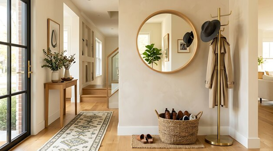 How Mirrors Can Improve a Hallway Entrance